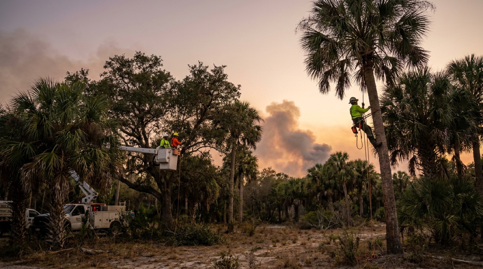 A July Wildfire in Palm Beach County and What It Says About Your Trees